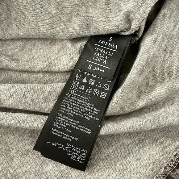 ALLSAINTS Size Small Long Sleeve Leopard Print 100% Organic Cotton Top - Picture 7 of 8